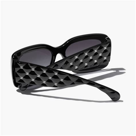 rectangular sunglasses chanel|Chanel rectangle sunglasses acetate.